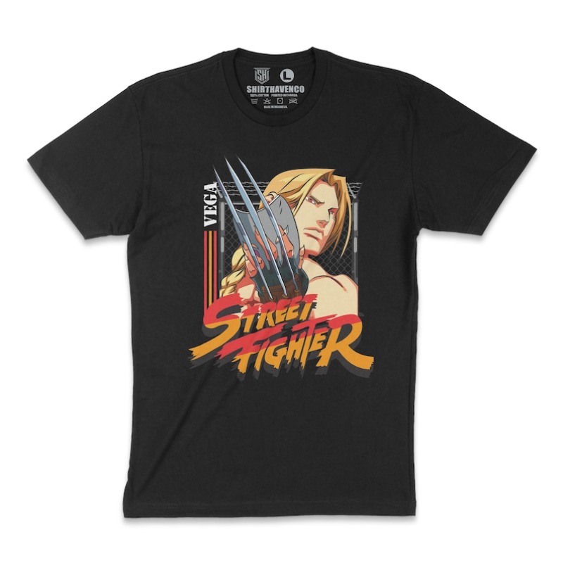 Arcade Vegas - 00012730 # A-Vega 티셔츠 스트리트 파이터