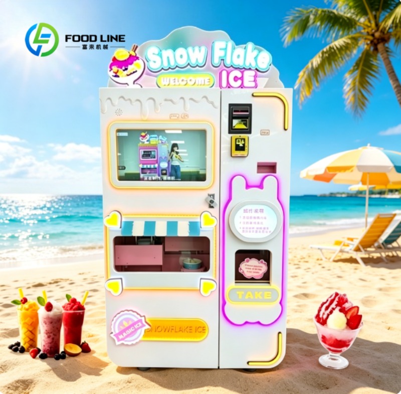 Slushie Machine Vending - 자동 스무디 자판기 슬러시 제조기 고속