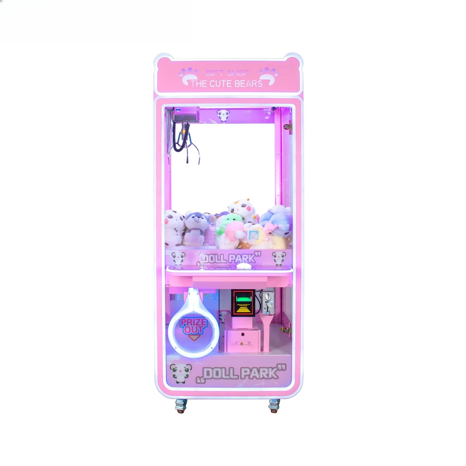 도매 맞춤형 동전 주입식 장난감 판매 아케이드 크레인  - Bill Acceptor Vending 리뷰 및 가격