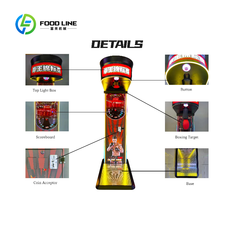 맞춤형 아케이드 거리 오락용 코인 운영식 복싱 게임기  - Arcade Games Vending 리뷰 및 가격
