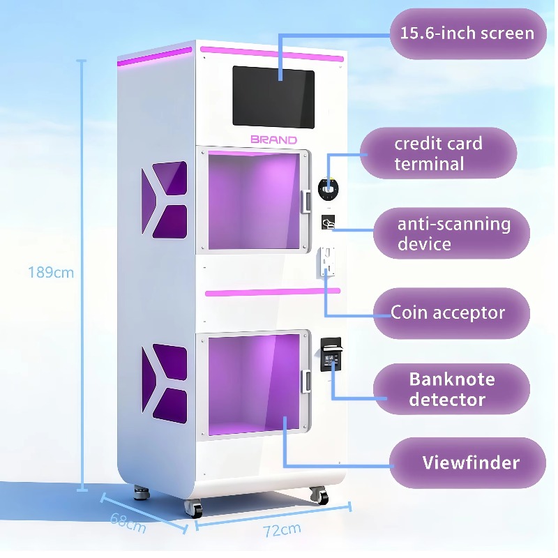 맞춤형 이중 창고 헬멧 세척 자판기 터치스크린 SDK  - Vending Machine Qr Code 리뷰 및 가격