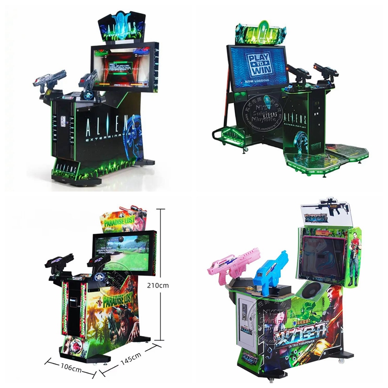 외계인 총 사격 게임룸 오락센터 공원 저렴한 가격 동전 - Gun Shooting Arcade 리뷰 및 가격
