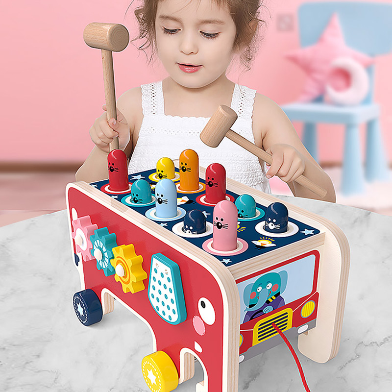BabyToys bebe 유아 어린이 나무 재미있는 게 - Whack A Mole Arcade 리뷰 및 가격