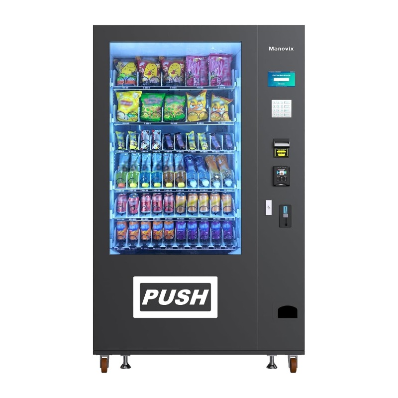 맞춤형 대형 60슬롯 스낵 음료 콤보 상업용 무인 자판 - Bill Acceptor Vending 리뷰 및 가격